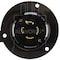 Ac Works Flanged Locking Inlet, 20 A, 250V AC, Three Phase, Screw Terminals, Black ASINL1520P-FC - alternate 6